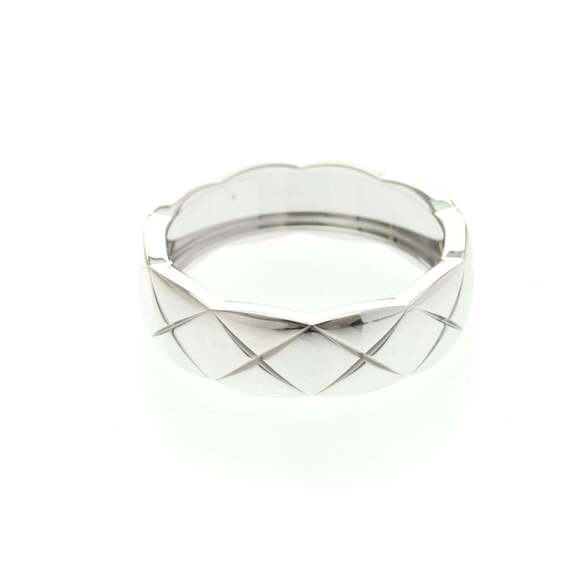 Chanel Coco Crush Ring Medium Model White Gold (18K) Fashion No Stone Band Ri... - Picture 3 of 9